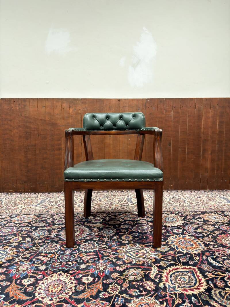 Classic English Chesterfield Chair