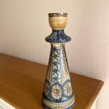 Bougeoir en gres de sel signé Jean-Claude courjault Keraluc Quimper