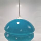 Blue vintage pendant light