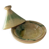 Yellow tagine dish