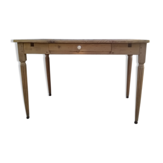 Old tree farm table with extensions