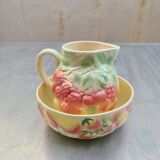 old luneville pitcher and basin