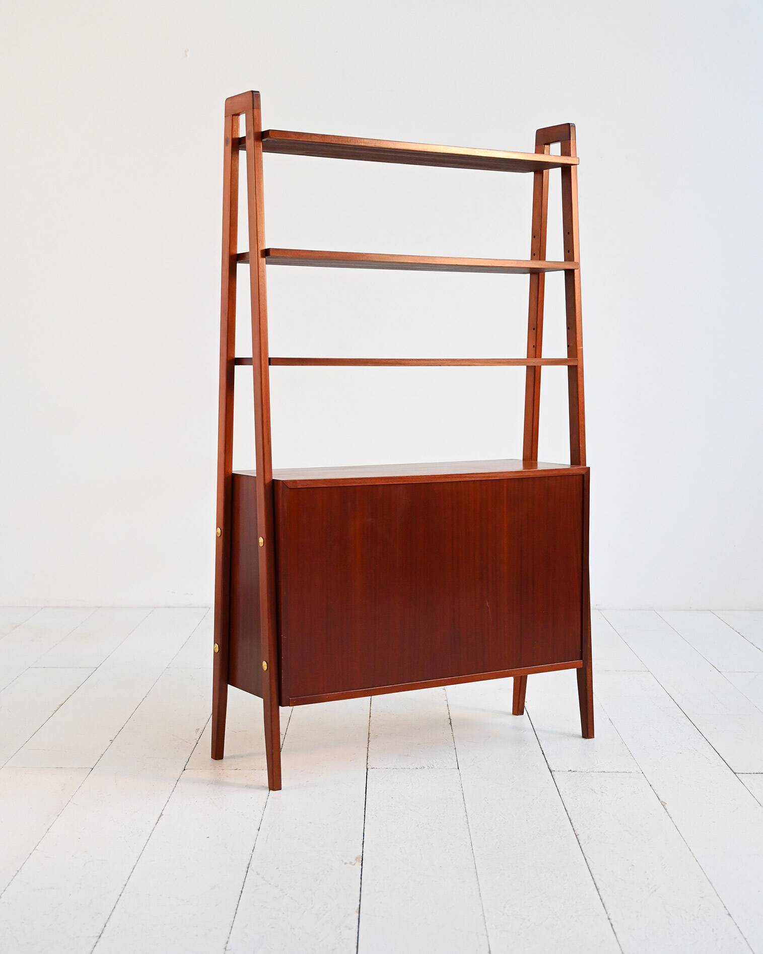 Scandinavian Mahogany Bookcase, 1960s