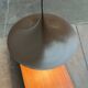 Mid-Century Modern Space Age Danish Brown Semi Pendant Lamp by Claus Bonderup and Torsten Thorup for Fog & Mørup, 1960s