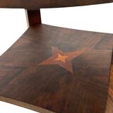 Art Deco Oak Side Table Inlaid Leaf coromandel minimalist design