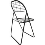 Vintage wire folding chair