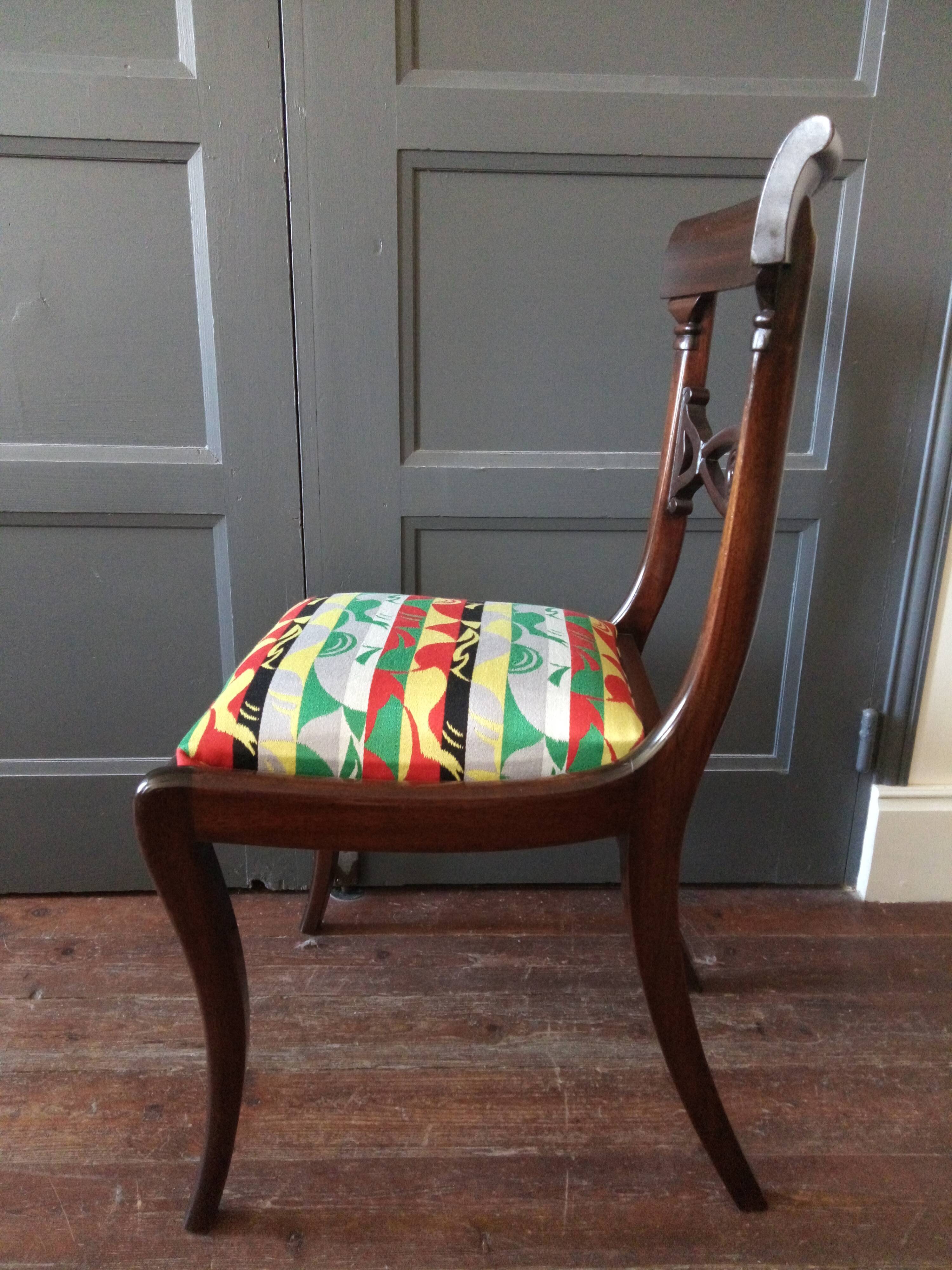 Set of 6 Regency mahogany chairs
