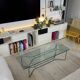 Table basse design moderniste (Style Bauhaus / Space Age)