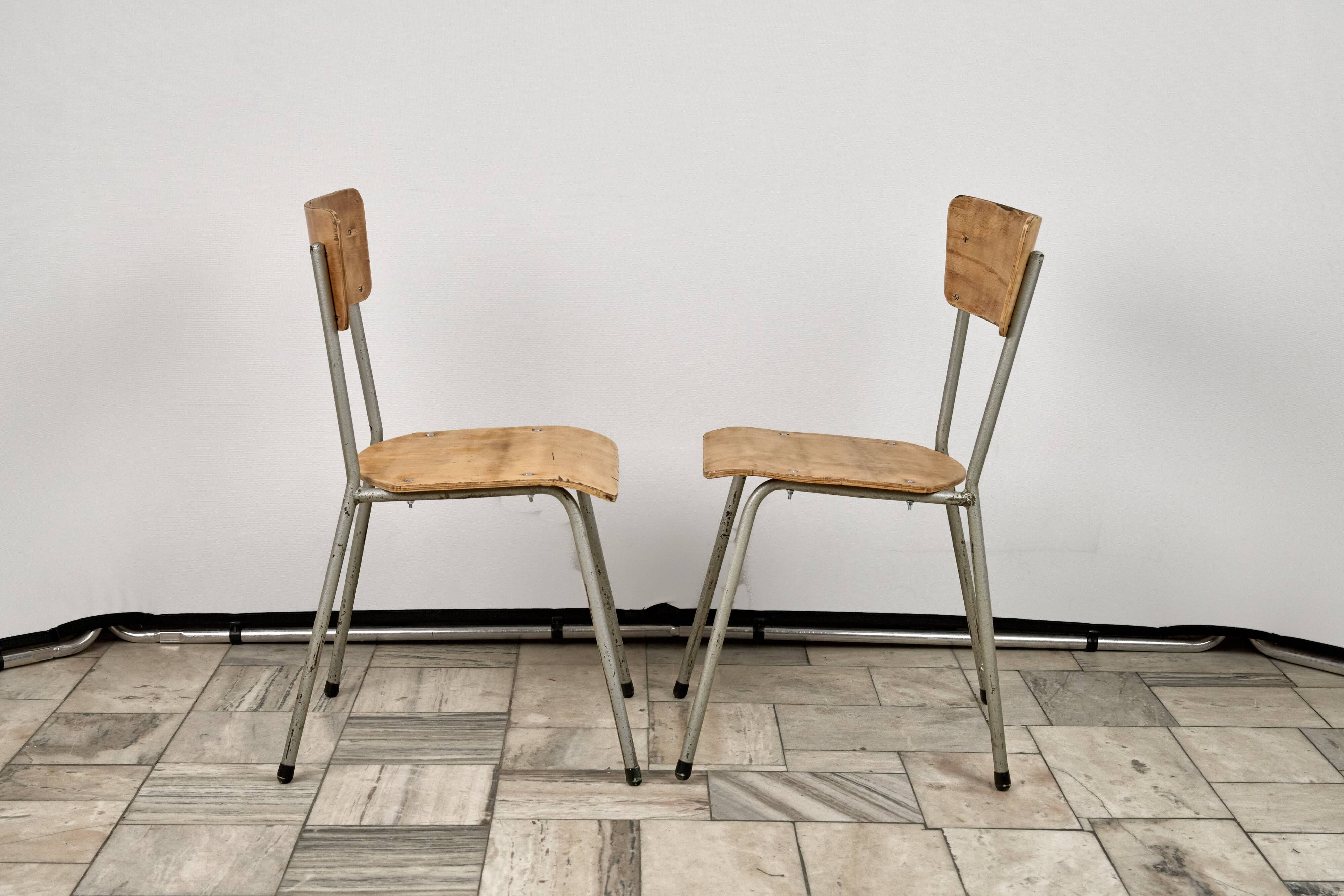 Set of 4 Vintage Chairs, 1960s, Czechoslovakia
