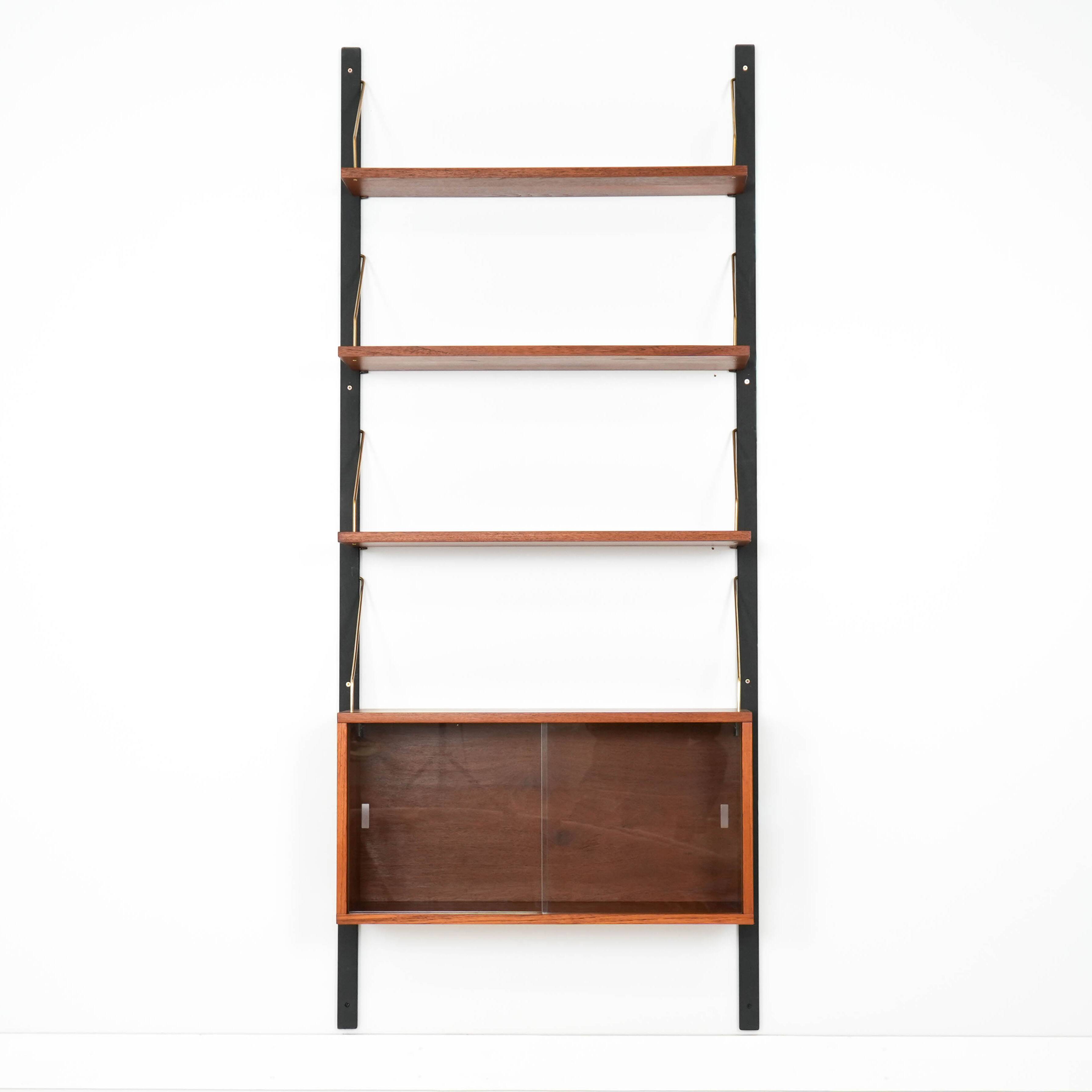 Teak modular shelving unit, Danish design, 1960s, designer: Poul Cadovius