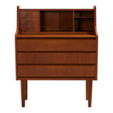 Restored teak bureau desk