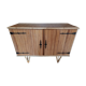 Buffet in rattan and vintage split bamboo