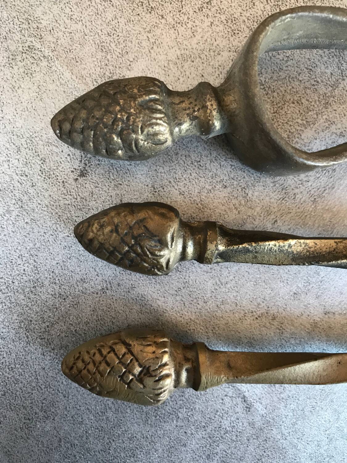 Solid brass fireplace mantelpiece