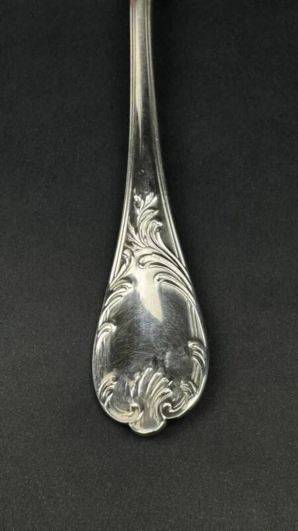 Cuillère à servir la glace Christofle Marly métal argenté neuve années 80