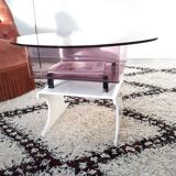 Table basse en altugas design années 70