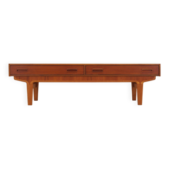 Teak lowboard, Danish design, 1960s, production: Denmark