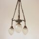 An Art Deco chandelier from the 1930s