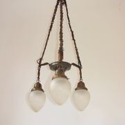 An Art Deco chandelier from the 1930s