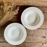 4 Churchill England soup plates