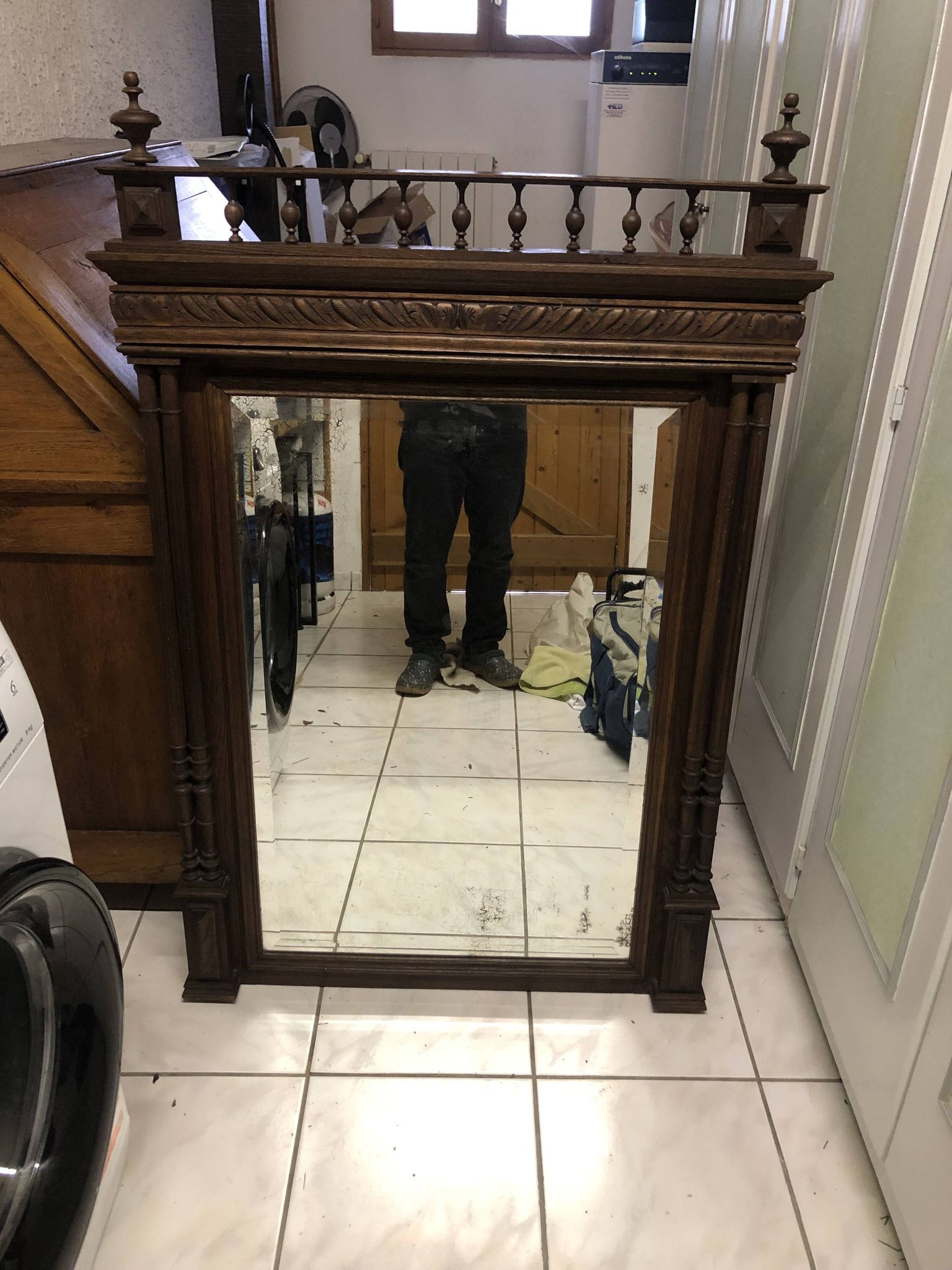 Miroir biseauté style Henri II