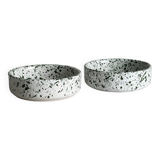 2 terrazzo ceramic ramekins