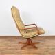 Mid-Century Office Chair with Ottoman from Berg Furniture, 1970s