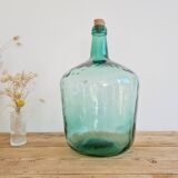 Old blue demijohn