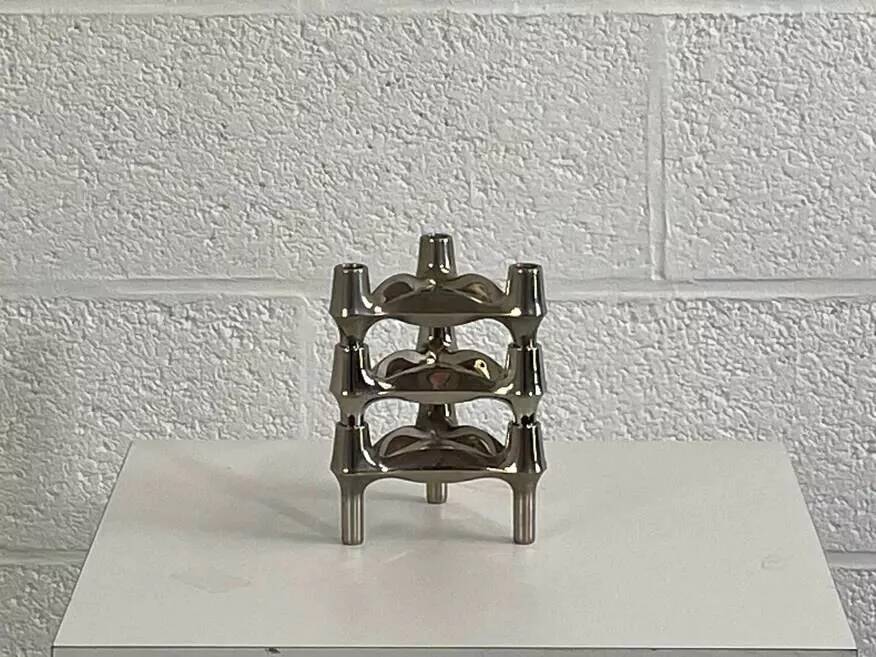 Set of 3 Nagel Candle Holders
