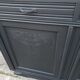 Vintage art deco abyssal blue buffet