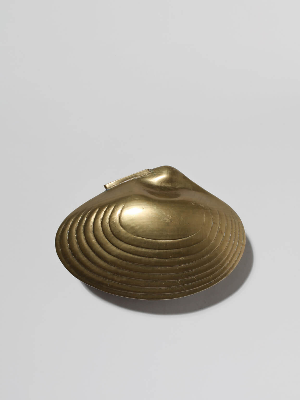 Brass Clamshell Trinket Box
