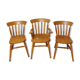 Lot de chaises et fauteuils campagnard