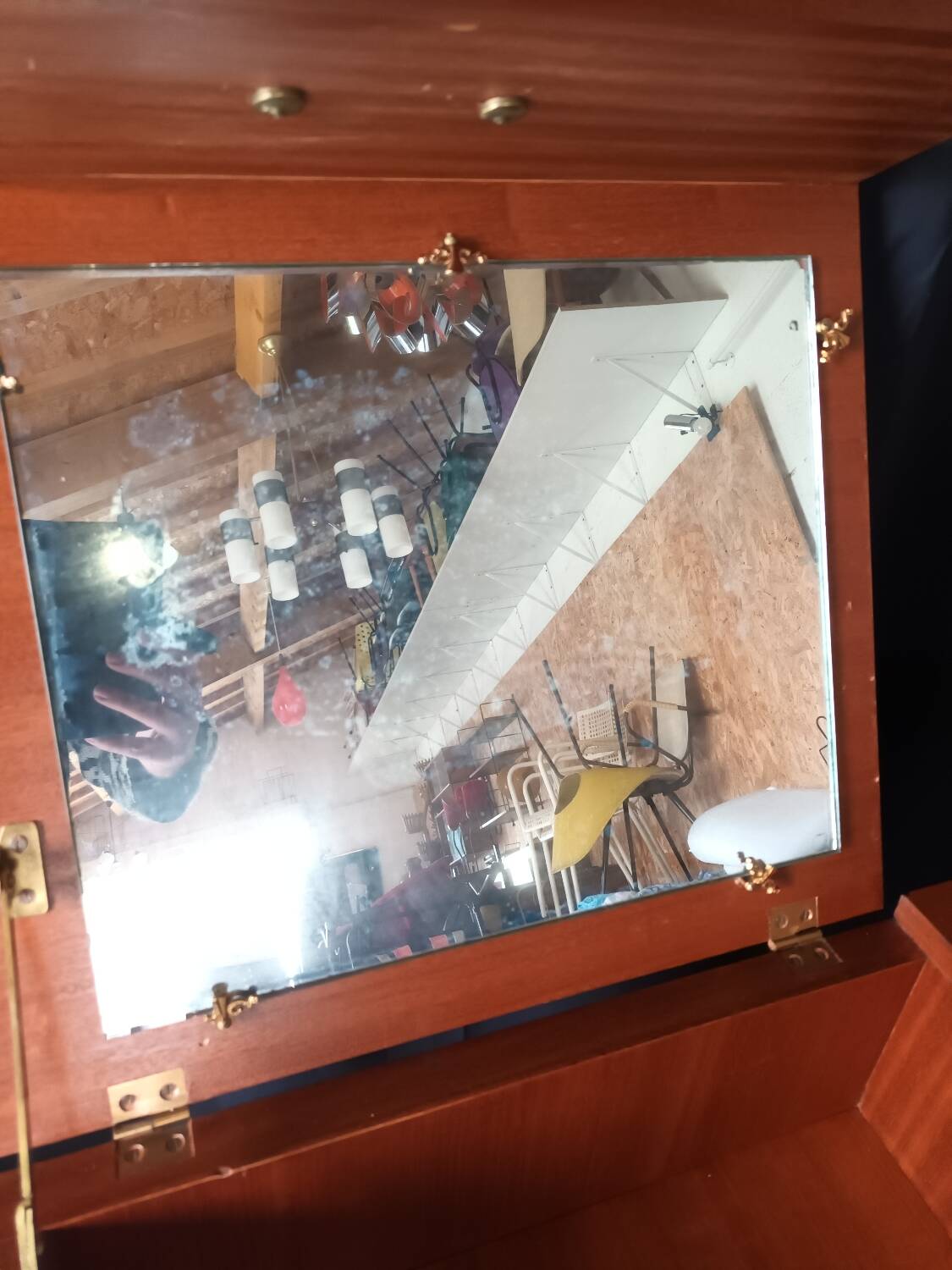Vintage dressing table chest of drawers