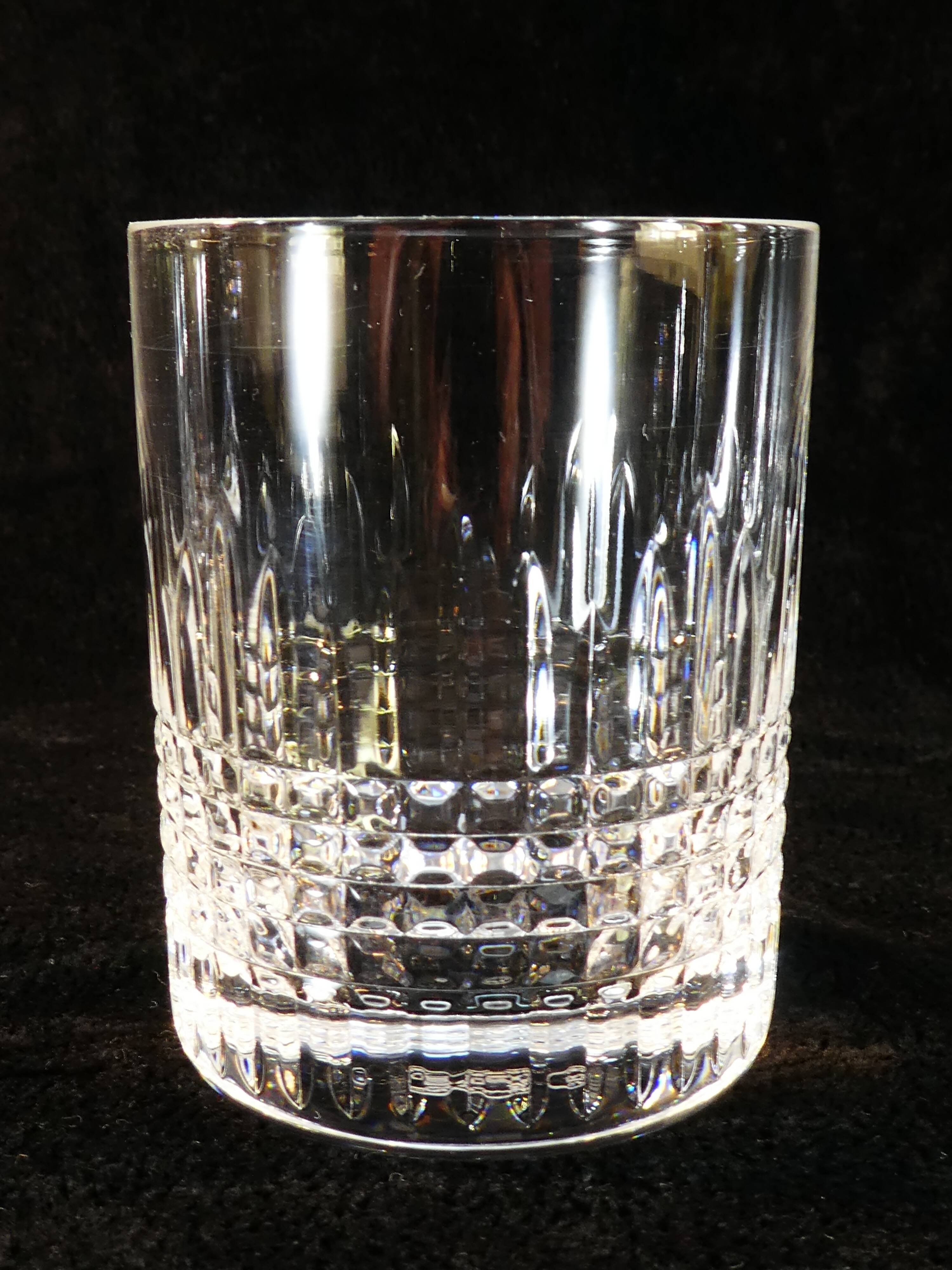12 glasses crystal cup from Baccarat model nancy