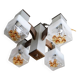 Cubic chandelier by Gaetano Sciolari for Mazzega