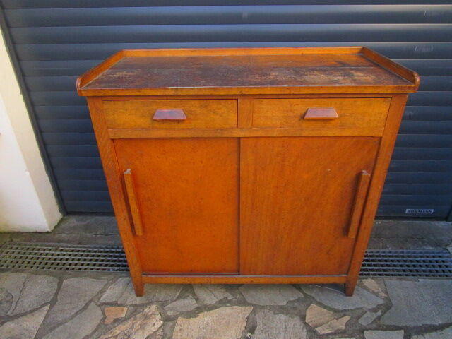 Meuble d'atelier/métier ancien en bois