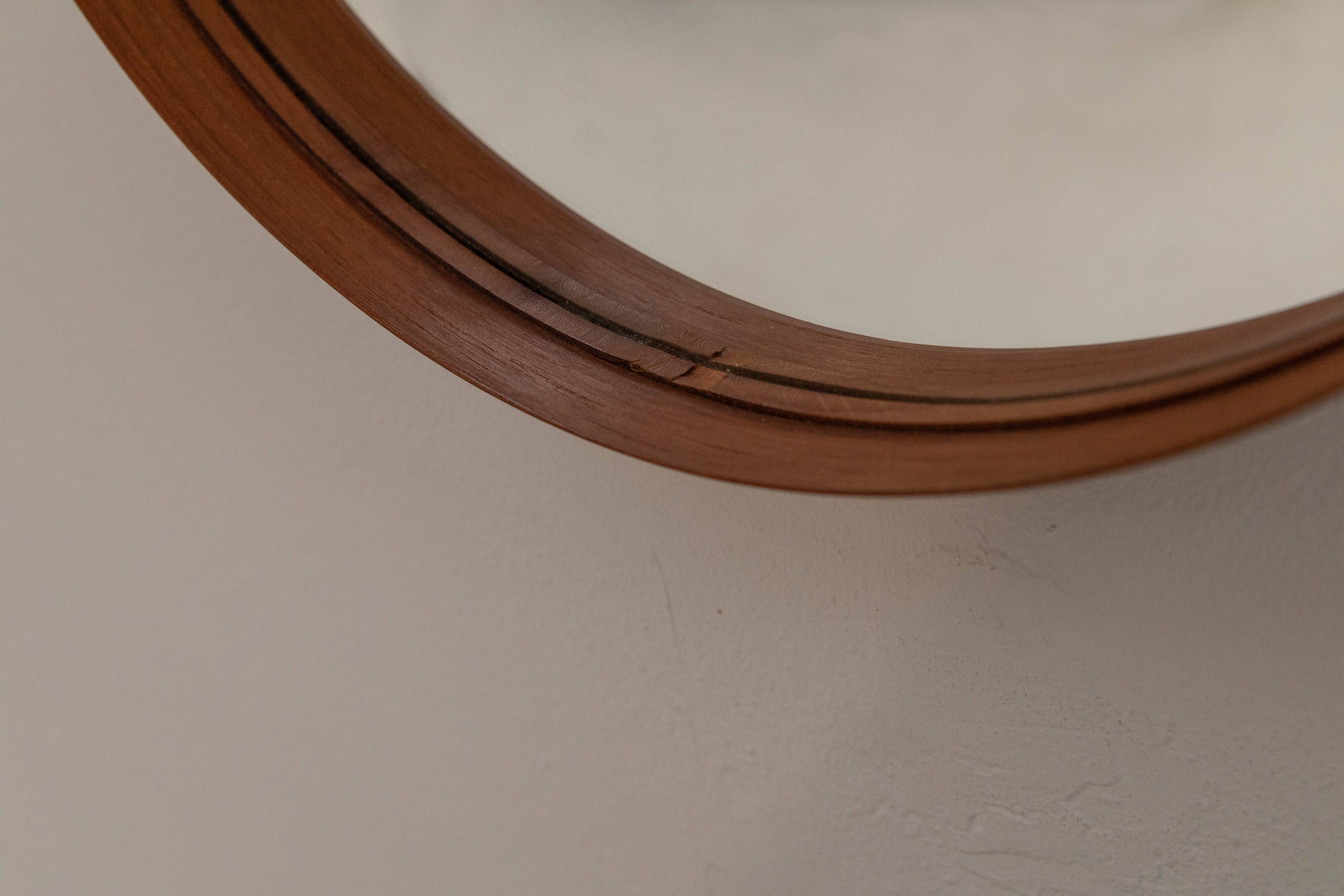 Mirror by Glasmäster Markaryd, Sweden, 1950's