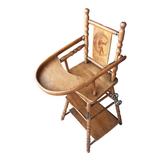 Vintage doll high chair