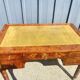 Louis Philippe desk in walnut, with a leather top.