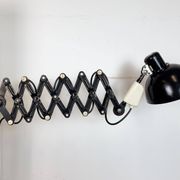 Industrial East German Scissor Lamp from VEB Zweckleuchtenbau Dresden, 1960