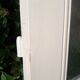 Old translucent glass communication door 82.5x214.2cm