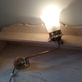 Applies articulated in brass and Tulip glass