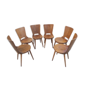 SET OF 3 CHAIRS 'MODEL DOVE' BAUMANN