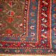Handmade antique Persian Kurdish rug 122cm x 231cm 1880s - 1B415