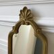 Miroir en bois doré années 40-50