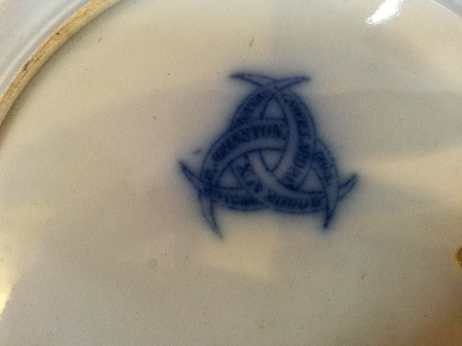 Pair of plates décor Volubilis