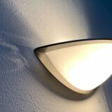 Postmodern German wall lamps from the space age by Glashütte Limburg, set of 2