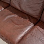 Danish leather sofa set by Arne Wahl Iversen for Komfort