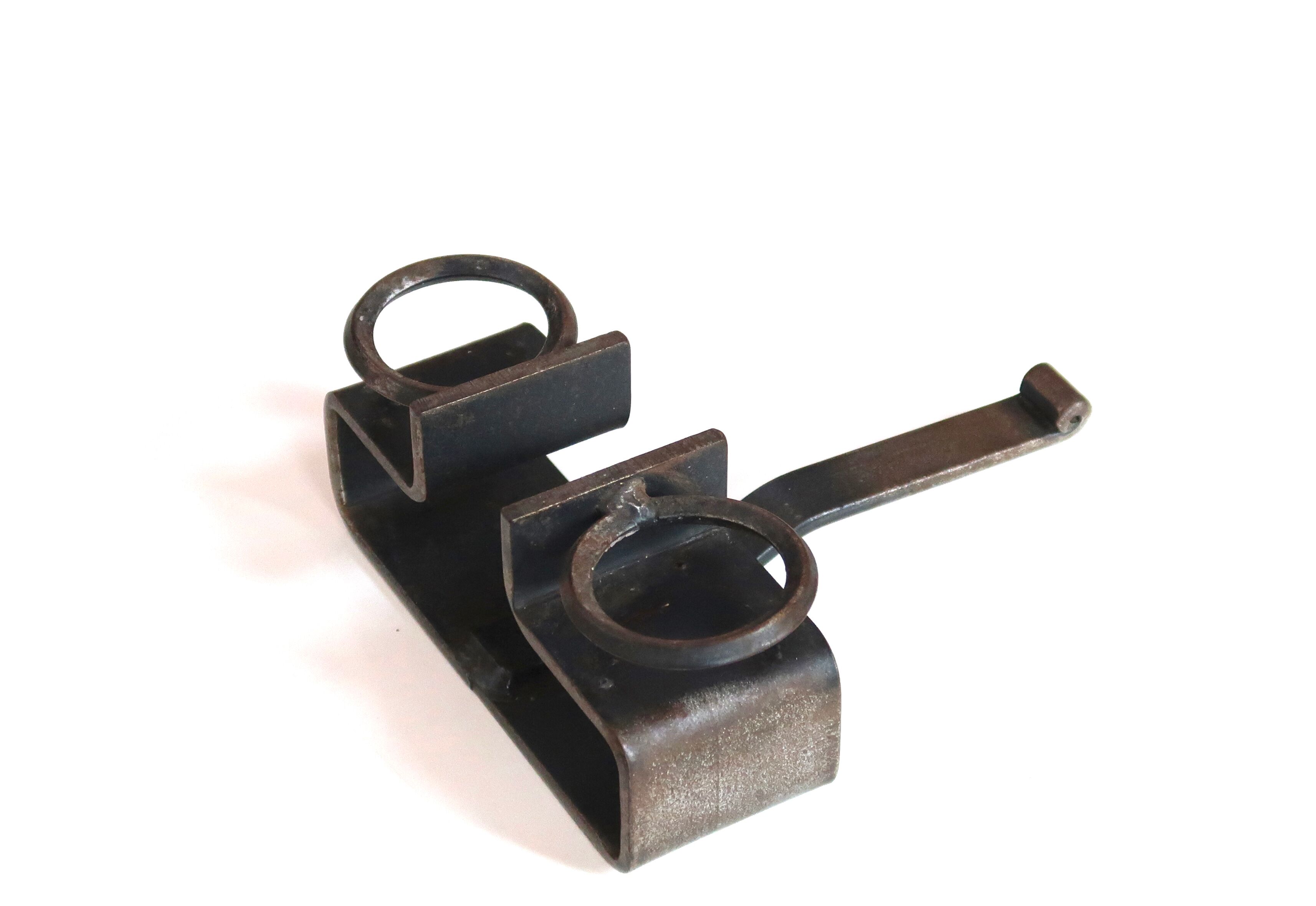 Steel candle holder, 70s