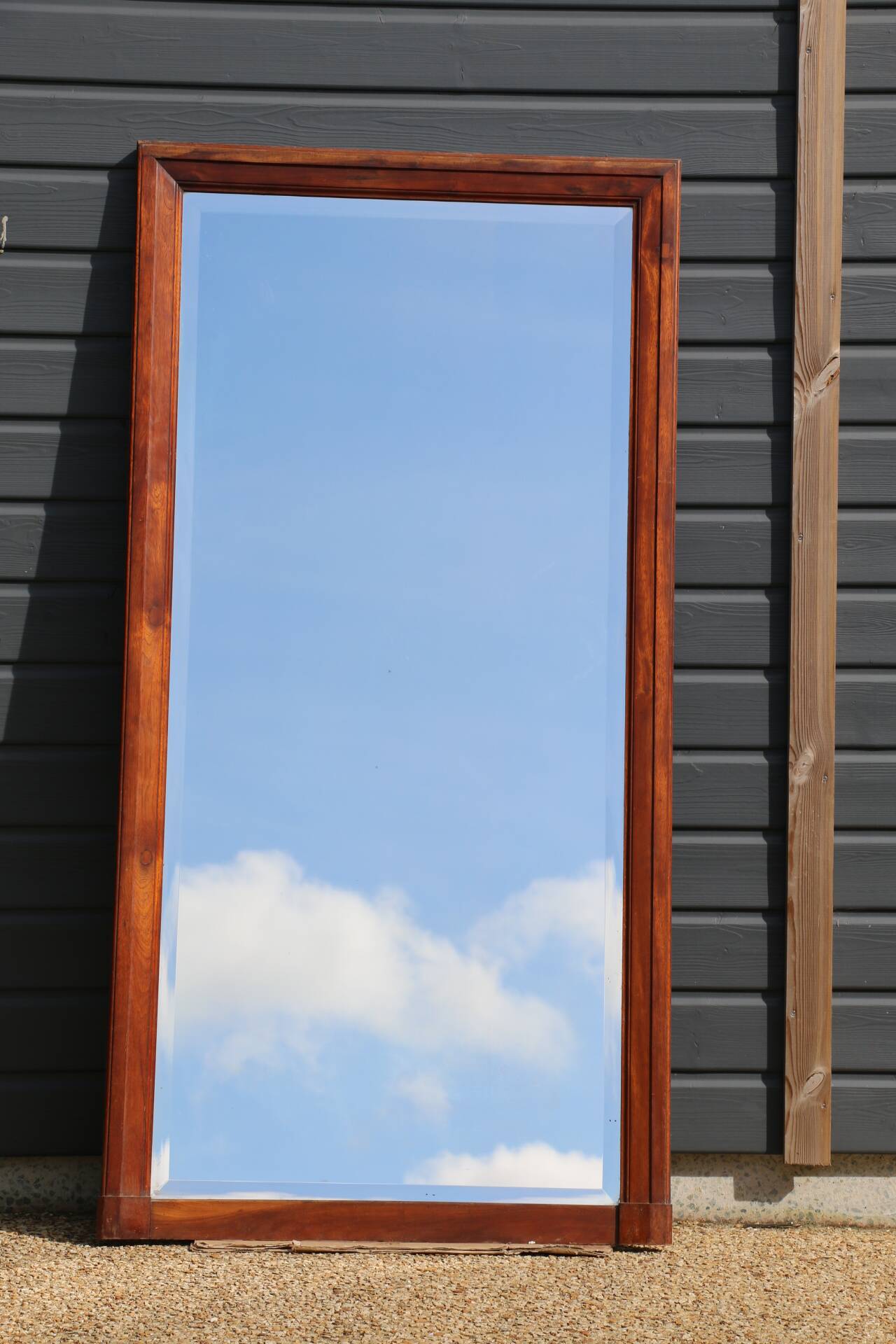 XXL wooden mirror 1615mm