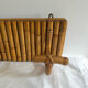 Rattan coat rack